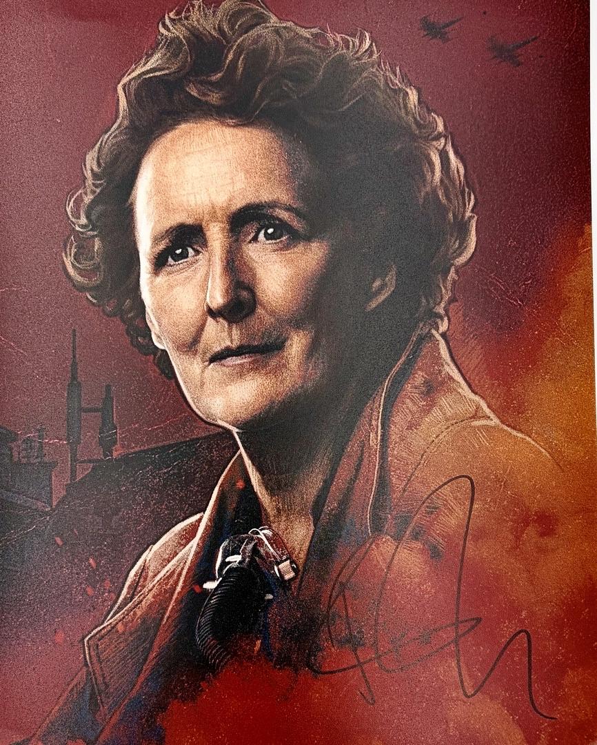 Fiona Shaw signed 8x10 (Harry Potter) - JSA COA
