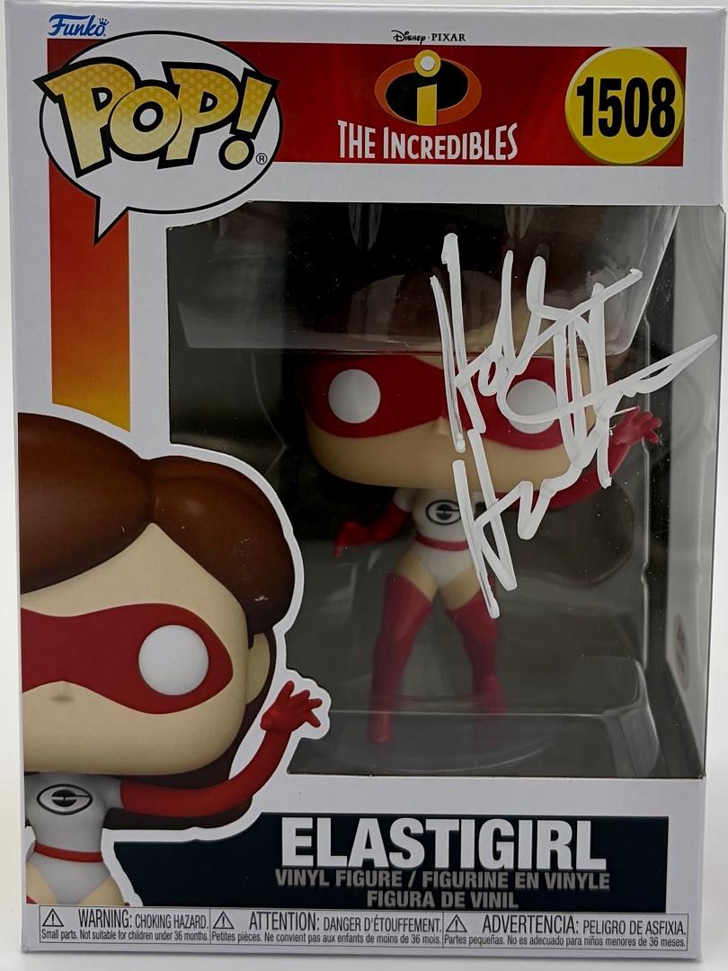Holly Hunter signed "Elastigirl" Funko #403 (Incredibles) - PSA COA