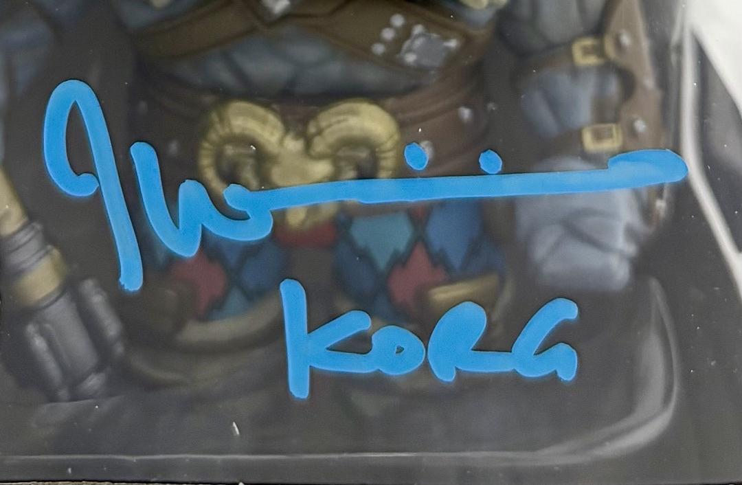 Taika Waititi signed "Korg" signed Funko #328 (Thor) - SWAU COA