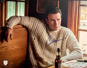 Chris Evans signed 11x14 (Knives Out) - Official Pix COA