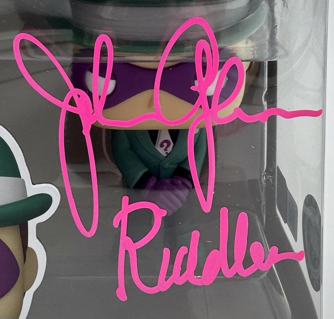 John Glover signed Funko #548 "The Riddler" - OC Celebrity Marketing
