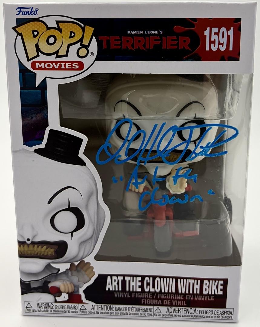 David Howard Thornton Signed Funko Pop #1591 "Art The Clown" (Terrifier) - Beckett COA