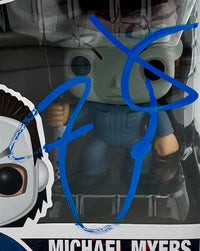 Jamie Lee Curtis Signed Funko Pop #03 Michael Myers Halloween (Blue Ink) - Beckett COA