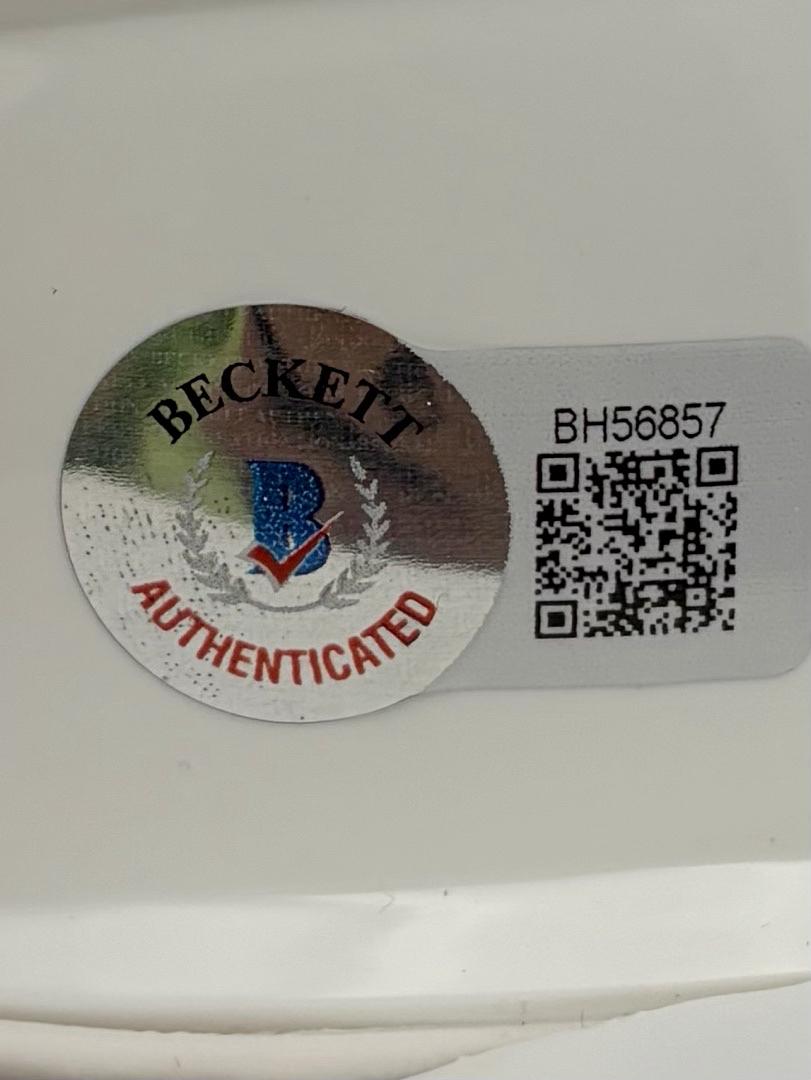 Mark Wahlberg signed Eagles mini-helmet (Invincible) - Beckett COA