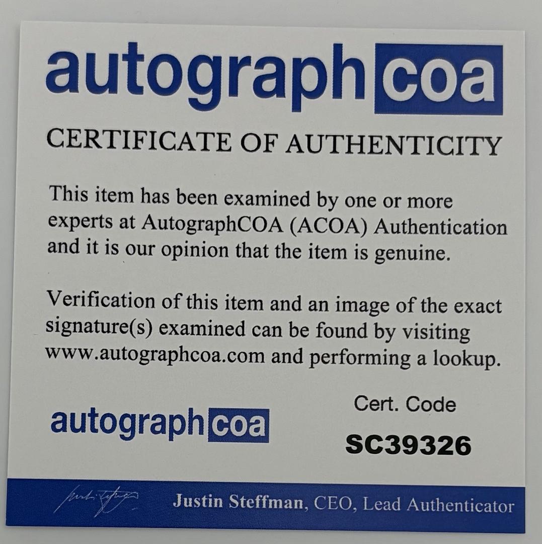 Hugh Jackman signed 8x10 (The Greatest Showman) - ACOA COA