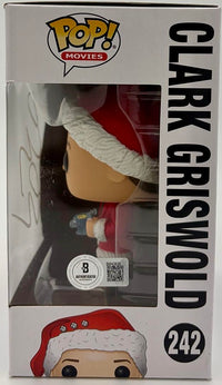 Chevy Chase Signed Funko Pop #242 Clark Griswold (Christmas Vacation) - Beckett COA