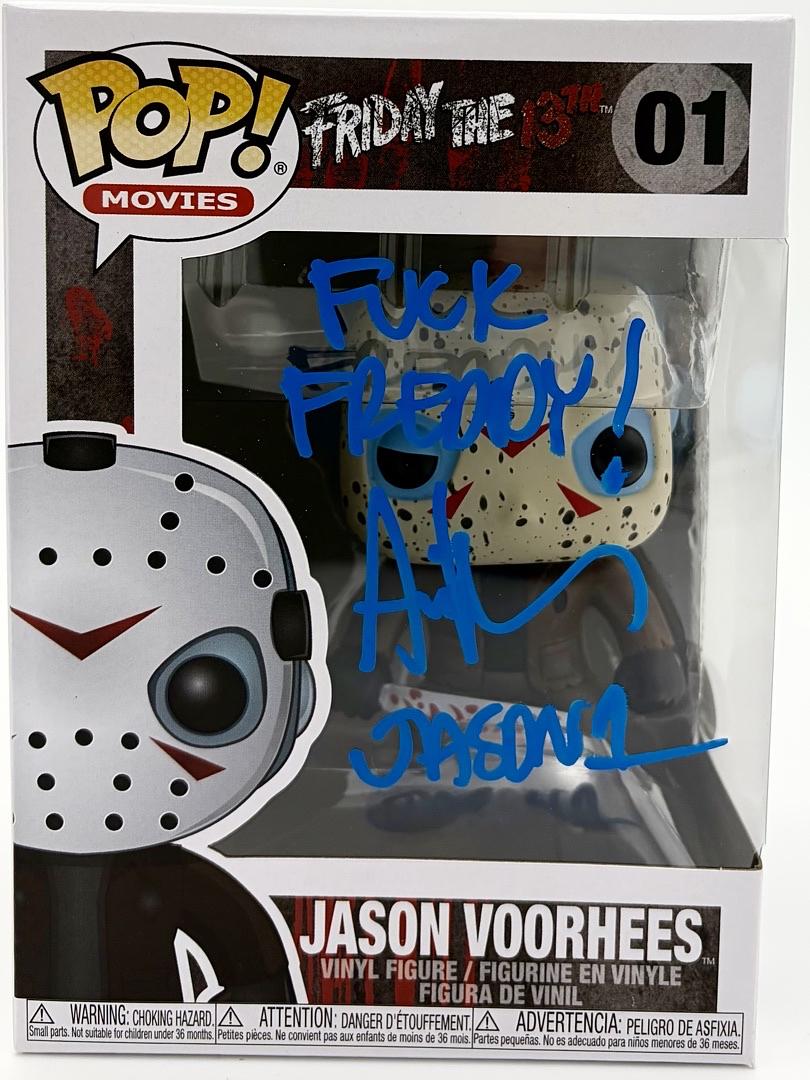Ari Lehman signed Funko #01 w/quote (Friday the 13th) - JSA COA