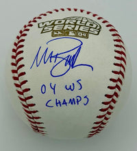 Mark Bellhorn signed 2004 World Series ROMLB Baseball (Red Sox) - Sure Shot COA