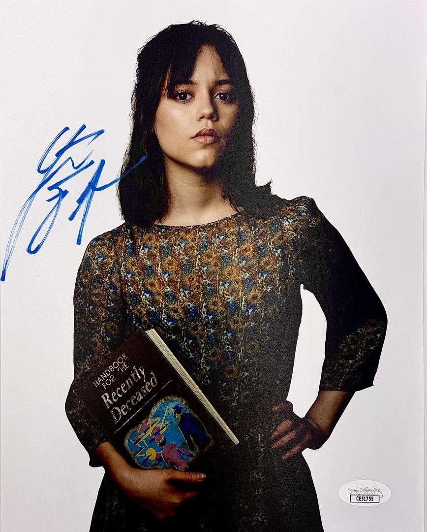 Jenna Ortega (Beetlejuice) signed 8x10 - JSA COA *RARE*