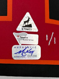 Tom Brady Autographed Custom Hand Painted Tampa Bay Buccaneers Jersey 1/1 Fanatics & GOAT COA