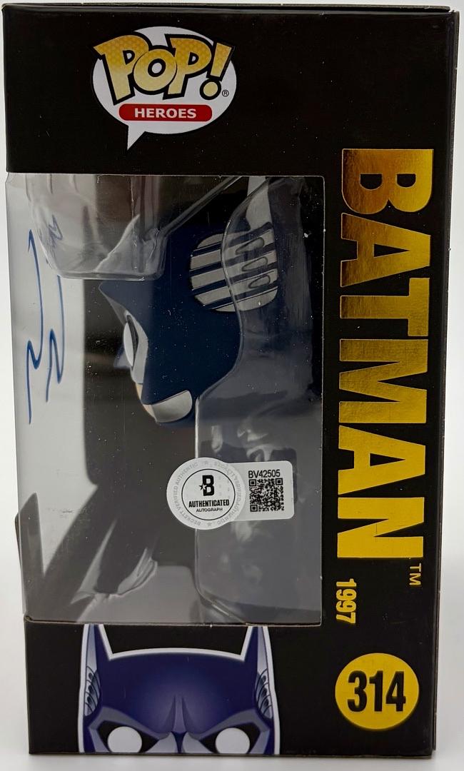 George Clooney Signed Funko Pop #314 Batman (Blue Ink) - Beckett COA
