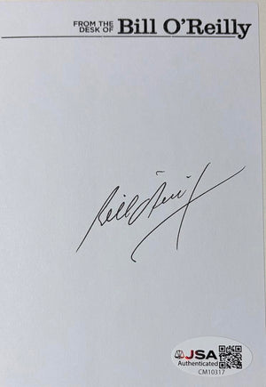 Bill O'Reilly Autographed Book Confronting Evil - JSA COA
