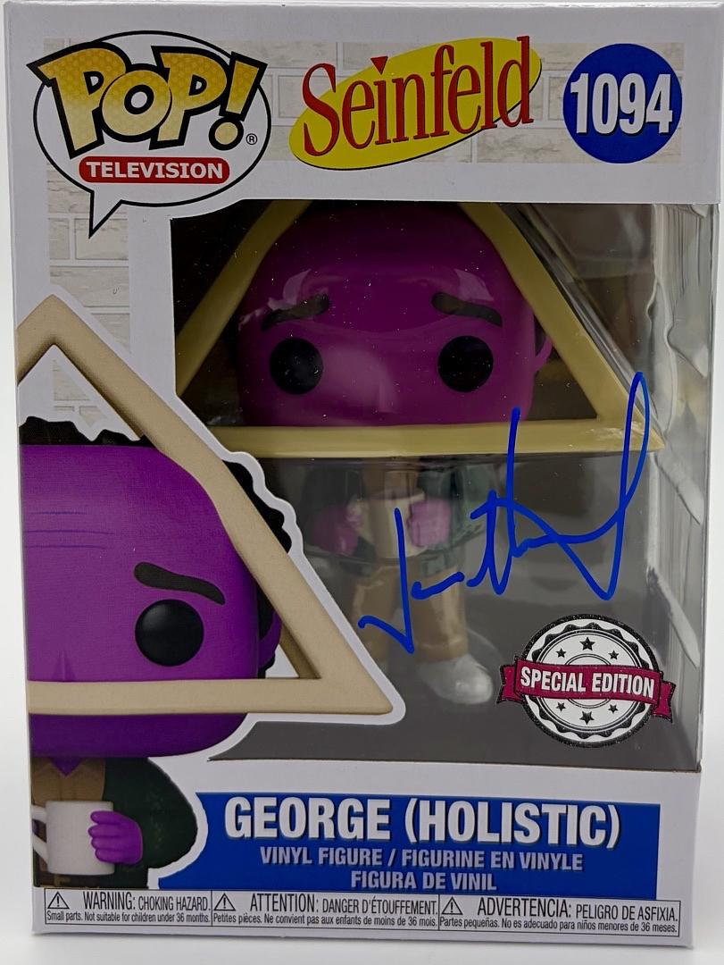 Jason Alexander signed "George (Holistic)" Funko #1094 (Seinfeld) - OC Celebrity Marketing