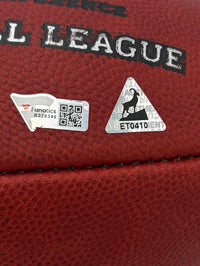 Tom Brady Autographed Custom Hand Painted 1/1 Duke Official Football w/career stats - Fanatics and GOAT COA