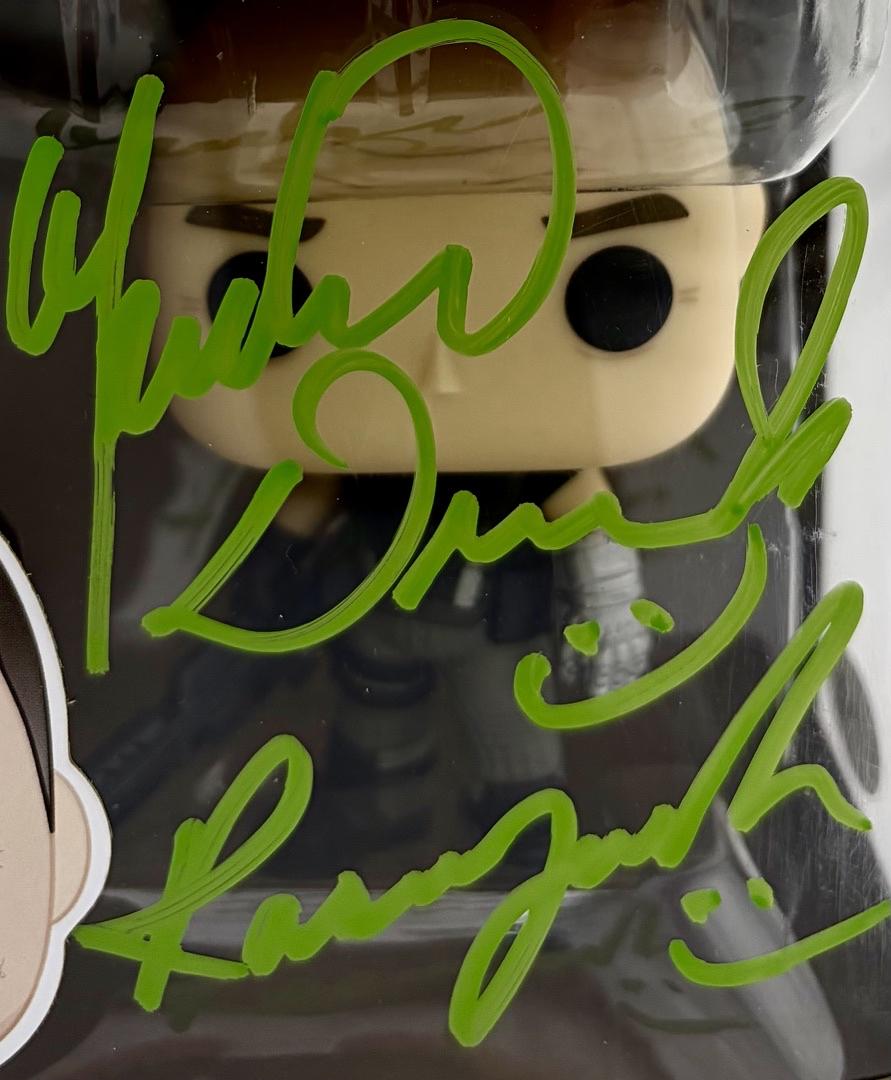 Michael Ironside signed "Jean Rasczak" Funko #1050 (Starship Troopers) - JSA COA