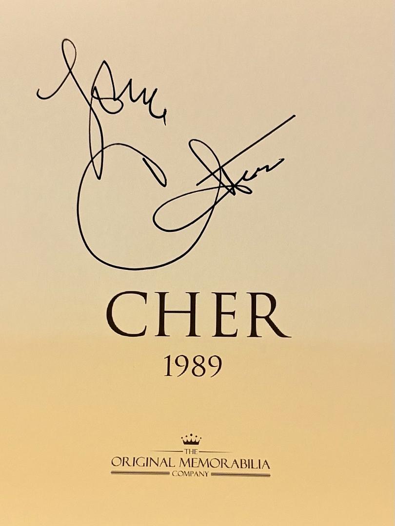 Cher 33x23 limited edition signed lithograph - Original Memorabilia Private Signing