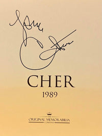 Cher 33x23 limited edition signed lithograph - Original Memorabilia Private Signing