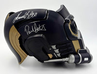 Chris Pratt, Samuel L. Jackson, Paul Bettany, Paul Rudd & Karen Gillan signed helmet - *RARE* Celebrity Authentics