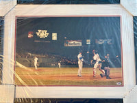 Roger Clemens and Rich Gedman 30.5 x 22.5 signed, framed limited edition (757/999) lithograph of 20 Strikeout Game - PSA COA RESEARCH