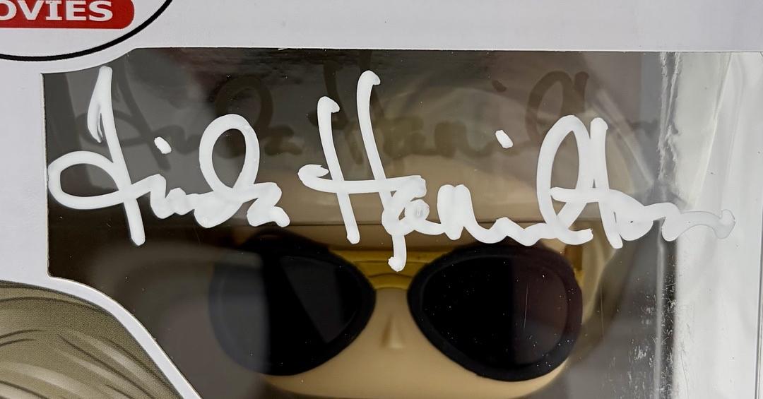 Linda Hamilton Signed Funko Pop #818 Sara Connor (Terminator) - Beckett COA #07