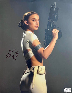 Natalie Portman signed "Star Wars" 11x14 - Beckett COA