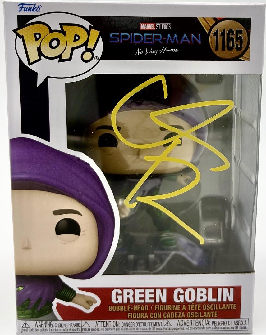 Willem Dafoe Signed Funko Pop #1165 Green Goblin (Spider-Man)  - Beckett COA
