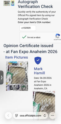 Mark Hamill Signed Funko Pop #155 "The Joker" (Batman) - Official Pix COA