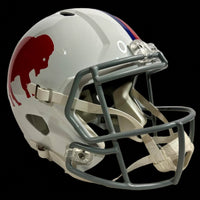 Josh Allen Signed Full Size Replica Throwback Buffalo Bills Helmet - Beckett COA