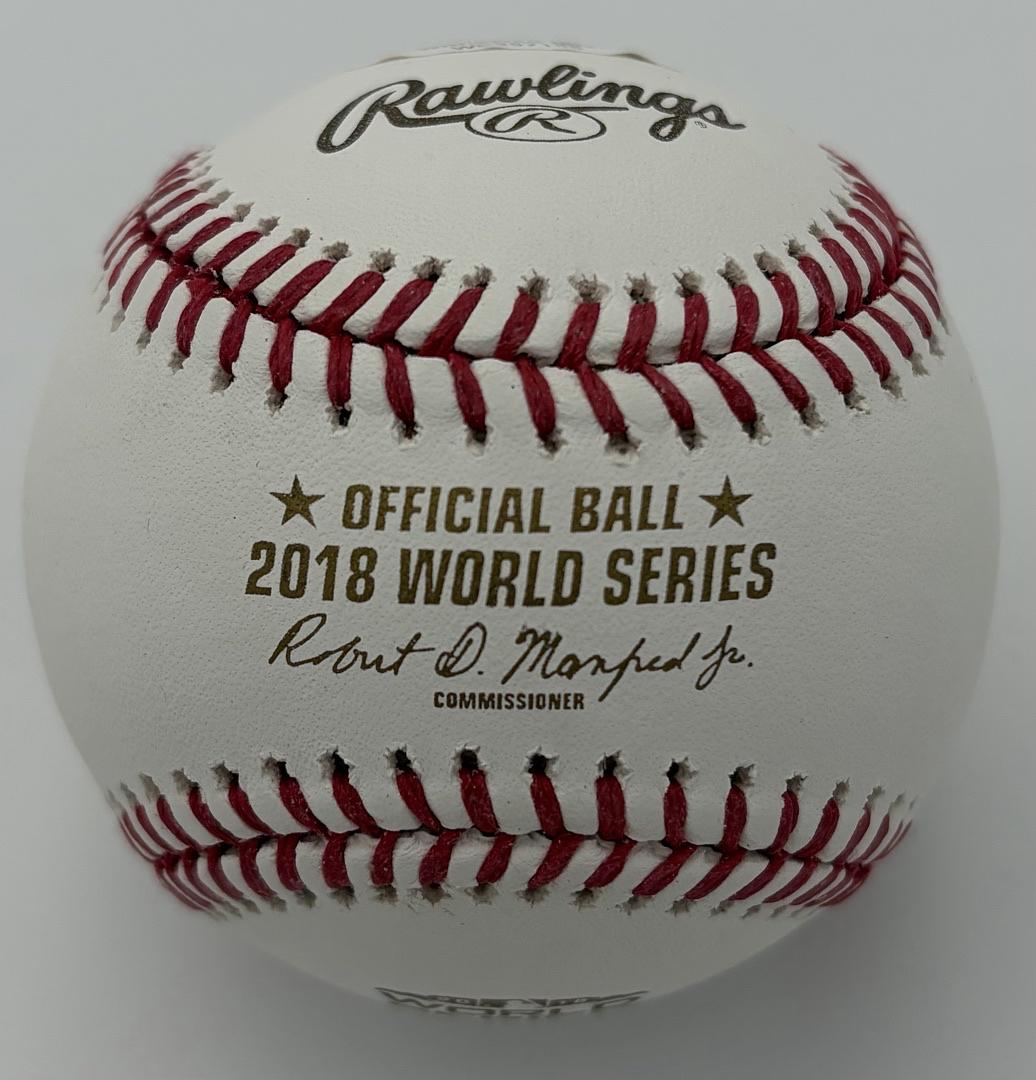 Jason Varitek signed 2018 World Series baseball (Red Sox) - JSA COA