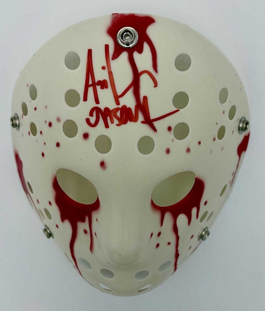 Ari Lehman signed "Jason" mask (Friday the 13th) - Beckett COA