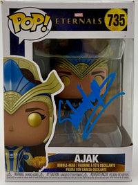 Selma Hayek signed Funko #735 "Eternals" - Beckett COA