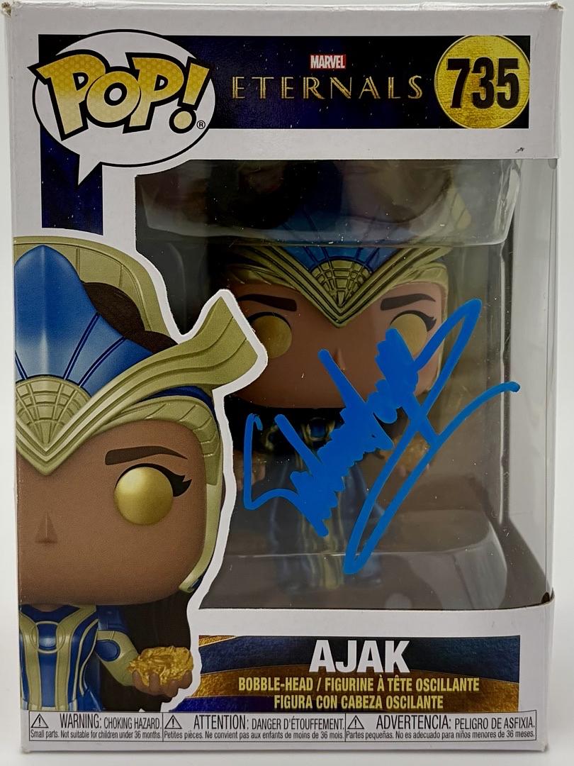 Selma Hayek signed Funko #735 "Eternals" - Beckett COA