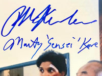 Ralph Macchio Billy Zapka & Martin Cove signed 11x14 (Karate Kid) - JSA