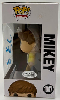 Sean Astin signed "Mikey" Funko #1067 w/character name (The Goonies) - JSA COA