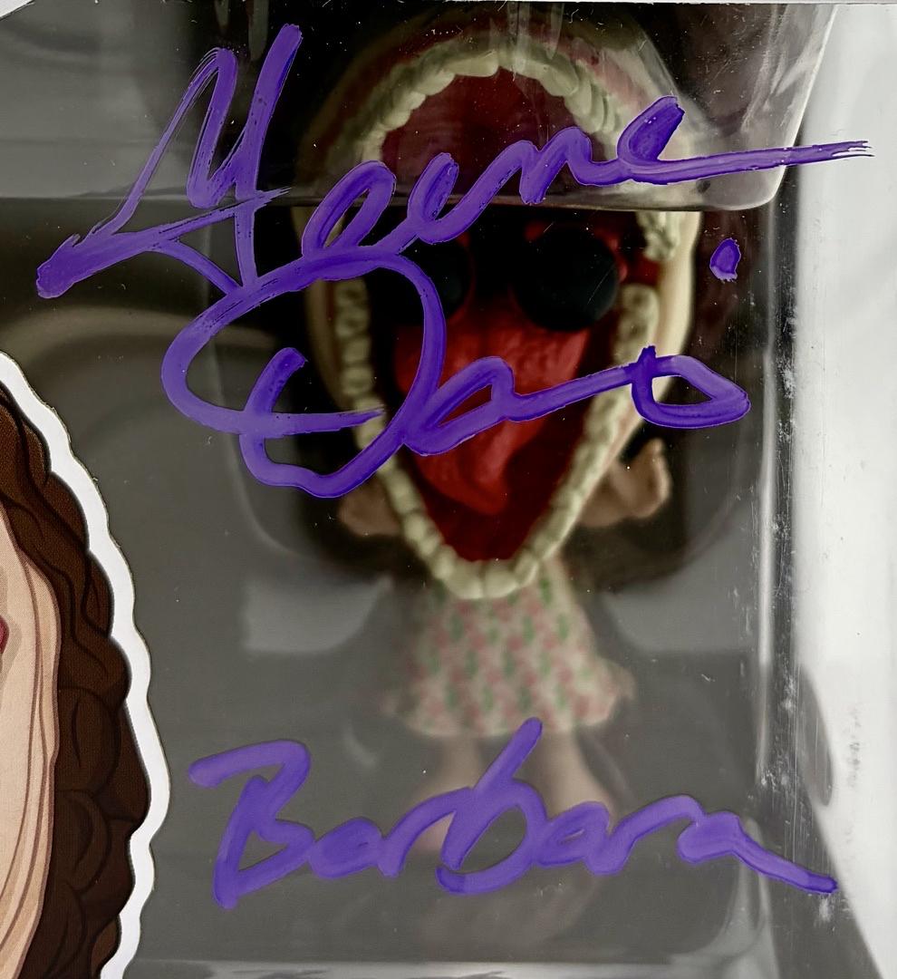 Geena Davis Signed Funko Pop #993 "Barbara Maitland" (Beetlejuice) w/character name - JSA COA