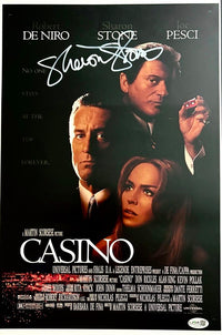 Sharon Stone signed 11x17 (Casino) - JSA COA