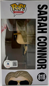 Linda Hamilton Signed Funko Pop #818 Sara Connor (Terminator) - Beckett COA #05