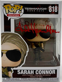 Linda Hamilton Signed Funko Pop #818 Sara Connor (Terminator) - Beckett COA #03