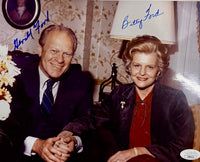 Gerald Ford and Betty Ford signed 8x10 - JSA COA