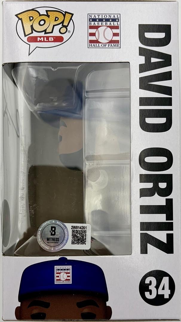 David Ortiz signed Funko #34 (Red Sox) - Beckett COA