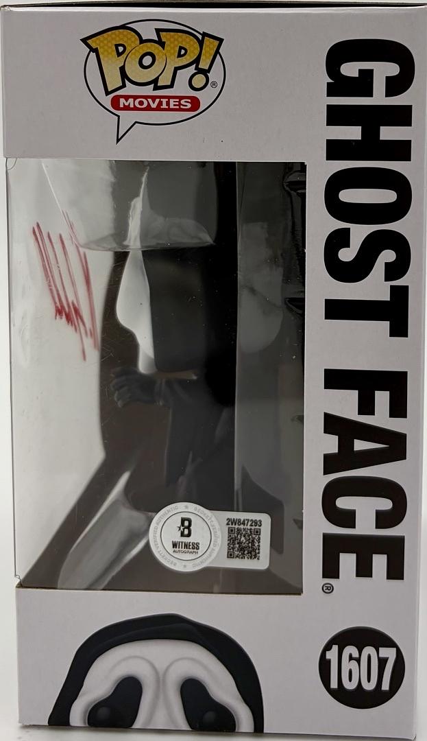Neve Campbell signed "Ghost Face" Funko #1607 (Scream) - Beckett COA