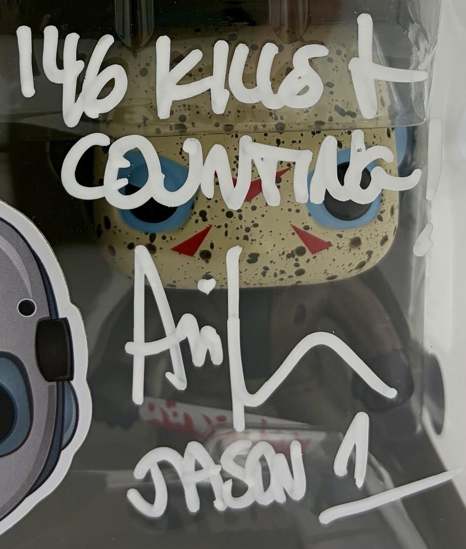 Ari Lehman signed Funko #01 w/quote (Friday the 13th) - Beckett COA