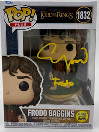 Elijah Wood signed "Frodo" Funko #1832 w/character name (Lord of the Rings) - Beckett COA