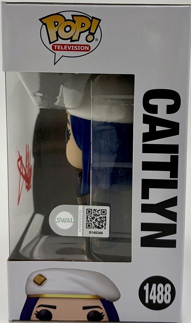 Katie Leung Signed "Caitlyn" Funko Pop #1488 (Arcane) - SWAU COA