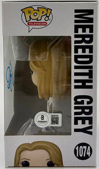 Ellen Pompeo Signed Funko Pop #1074 "Meredith Grey" *RARE* - Beckett COA