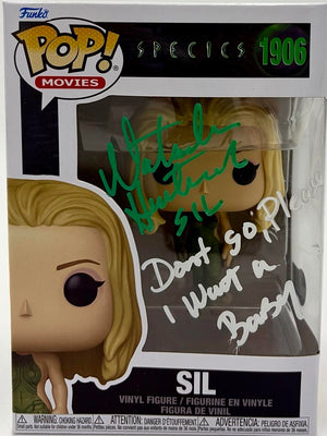 Natasha Henstridge signed "Sil" Funko #1906 w/quote (Species) - Beckett COA