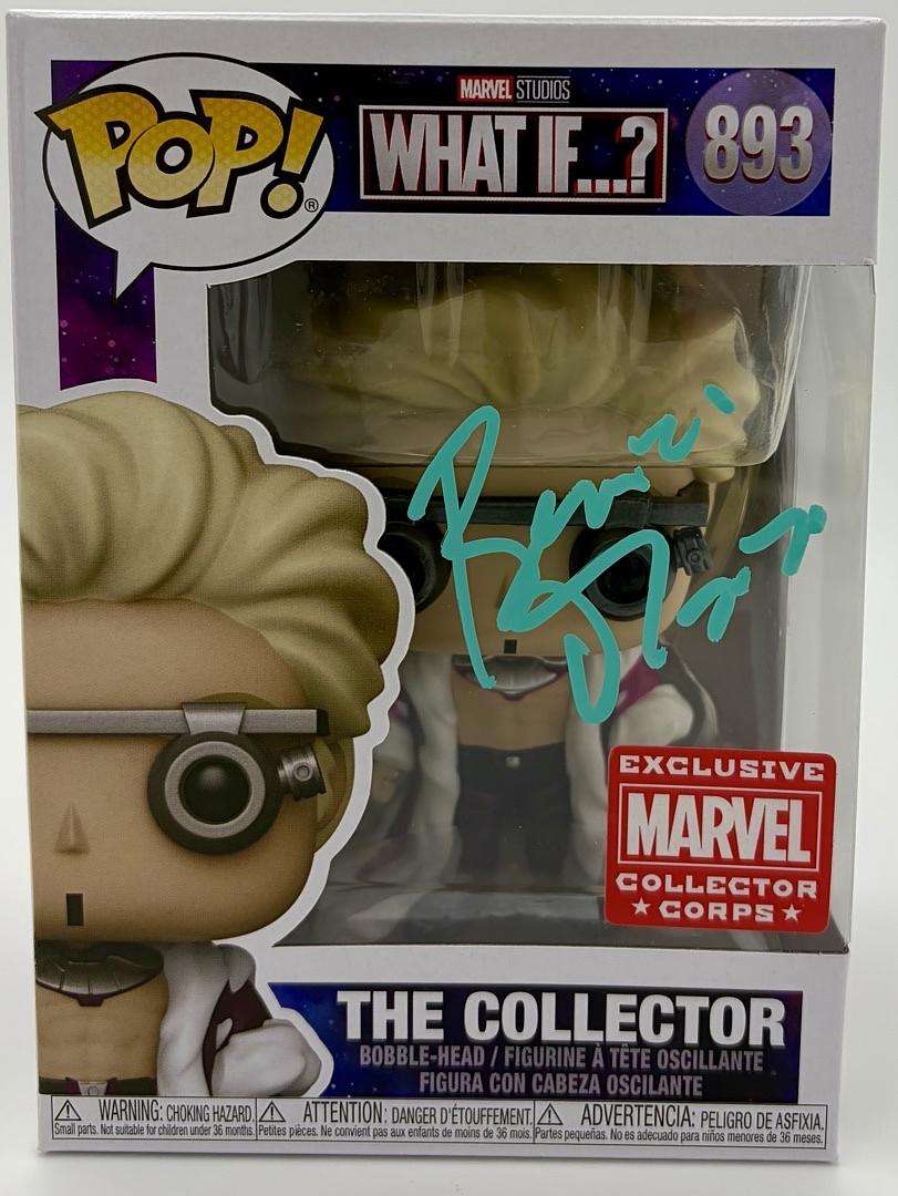 Benicio Del Toro Signed Funko Pop #893 The Collector (GOTG)  - Celebrity Authentics