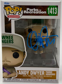 Chris Pratt Signed "Andy" Funko #1413 (Parks & Recreation) - Beckett COA