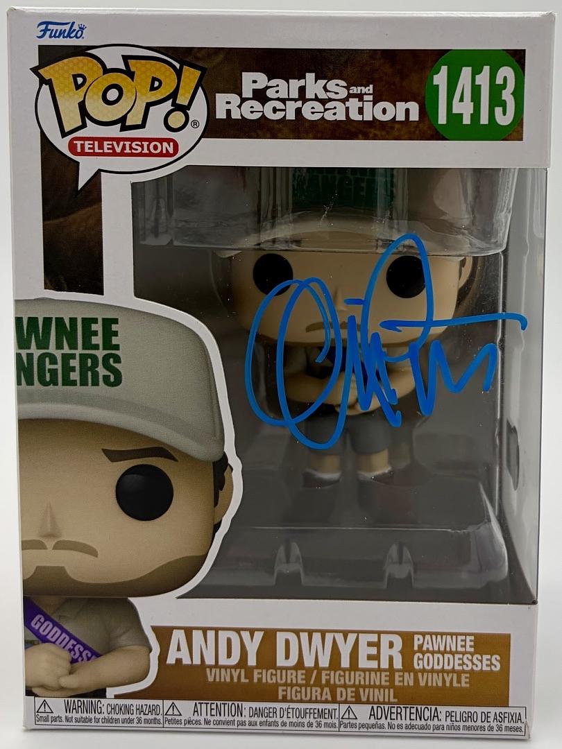 Chris Pratt Signed "Andy" Funko #1413 (Parks & Recreation) - Beckett COA
