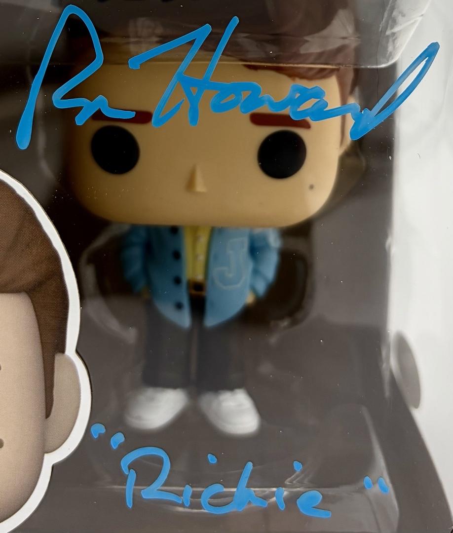 Ron Howard signed "Richie" Funko #1125 (Happy Days) - JSA COA